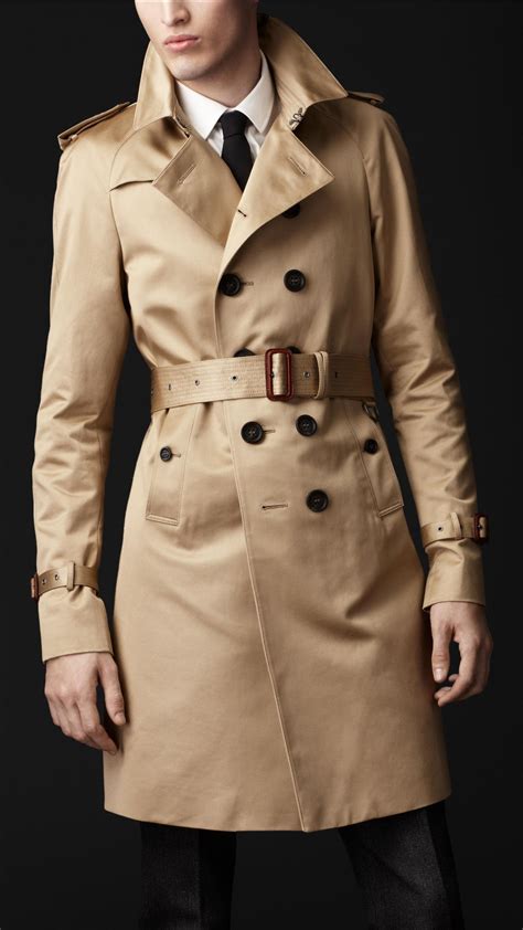 burberry prorsum trench coat mens|Burberry trench coat wool collar.